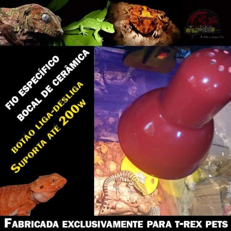 luminária répteis
